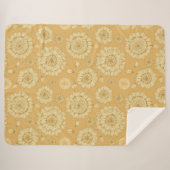 Sonnenlicht Stillness II in warmer Amber Sherpadecke (Vorderseite (Horizontal))