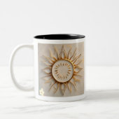 "Sonnenlicht-Symbol" Zweifarbige Tasse (Links)