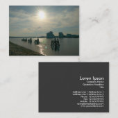 Sonnenlicht über Cardiff Bay Visitenkarte (Vorne/Hinten)