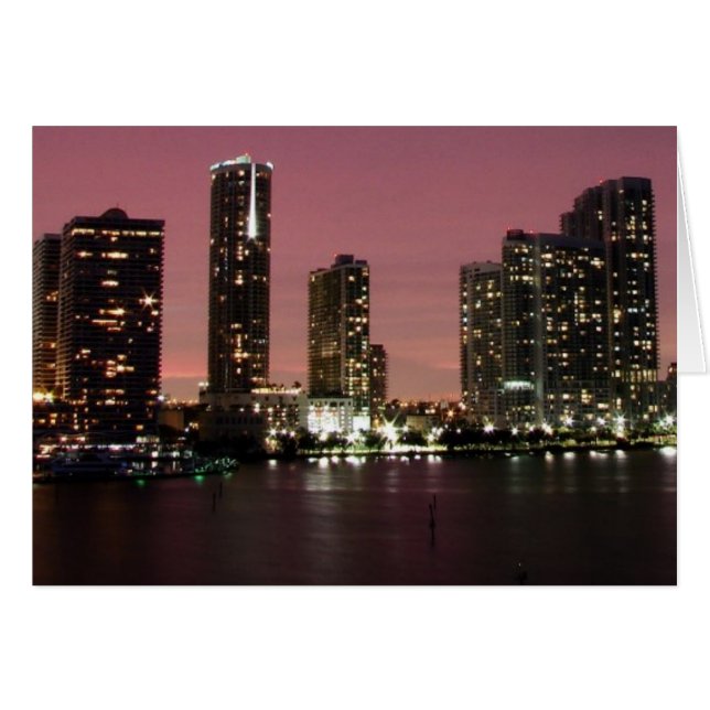 Sonnenlicht über Miami nach einem Sturm (Vorderseite (Horizontal))