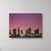 Sonnenlicht über Miami nach einem Sturm
