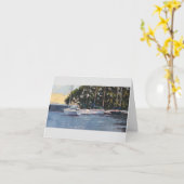 Sonnenlicht und Blues Karte (Gelbe Blume)