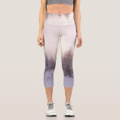 Sonnenlicht und Fichtenwald Capri Leggings (Vorderseite)