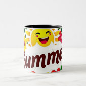Sonnenlicht und Palmenbäume Tasse (Mittel)