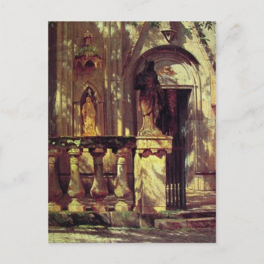 Sonnenlicht und Schatten Postkarte (Vorderseite)