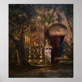 Sonnenlicht und Schatten von Albert Bierstadt Poster