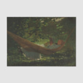 Sonnenlicht und Schatten von Winslow Homer Seidenpapier (Vorderseite)