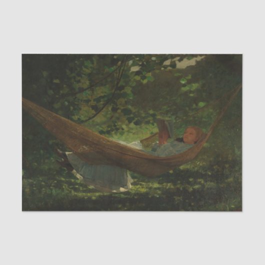 Sonnenlicht und Schatten von Winslow Homer Seidenpapier (Vorderseite)