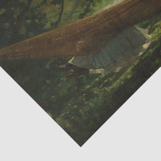 Sonnenlicht und Schatten von Winslow Homer Seidenpapier (Ausschnitt)