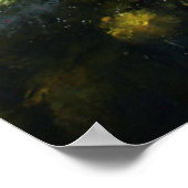 Sonnenlicht und Wasserfall Poster (Ecke)