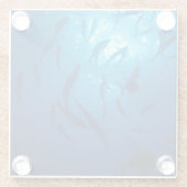 Sonnenlicht unter dem Meer Glasuntersetzer (Rückseite)