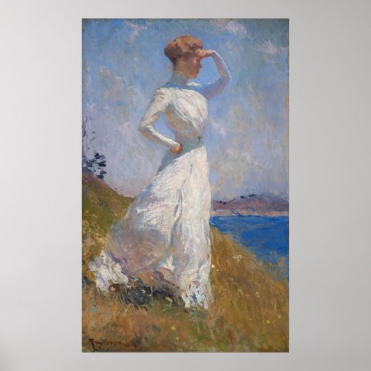 Sonnenlicht von Frank Weston Benson Poster (Vorne)