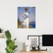 Sonnenlicht von Frank Weston Benson Poster (Heimbüro)