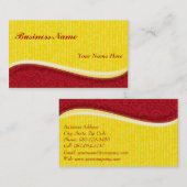 Sonnenlicht-Wirbel Visitenkarte (Vorne/Hinten)