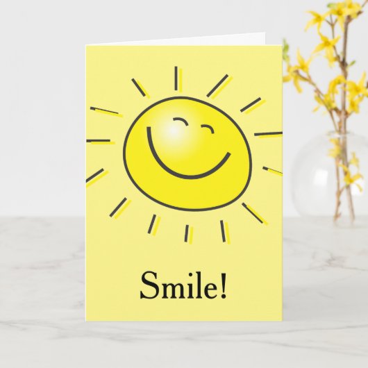 Sonnenlicht zum Muttertag Karte (Gelbe Blume)