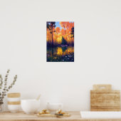 Sonnenlichtes Tapestry von Türmchen Poster (Küche)