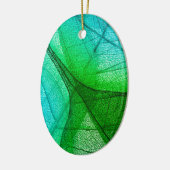 Sonnenlichtfilterung durch transparente Blätter Keramik Ornament (Links)