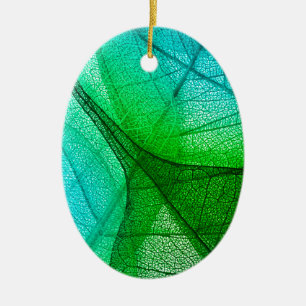 Sonnenlichtfilterung durch transparente Blätter Keramik Ornament