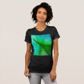 Sonnenlichtfilterung durch transparente Blätter T-Shirt (Vorne ganz)