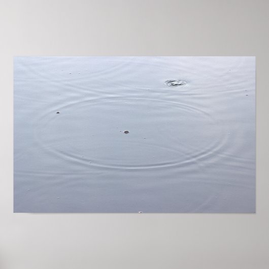 Sonnenlichtkreise in einem Teich-Poster Poster (Vorne)