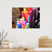 Sonnenlichtmarkierungen Poster (Küche)