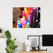 Sonnenlichtmarkierungen Poster (Heimbüro)