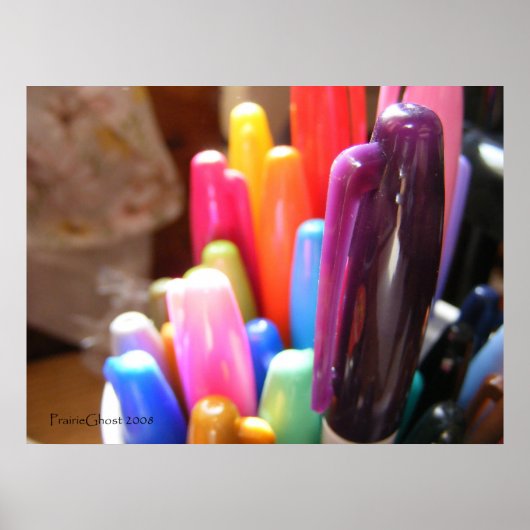 Sonnenlichtmarkierungen Poster (Vorne)