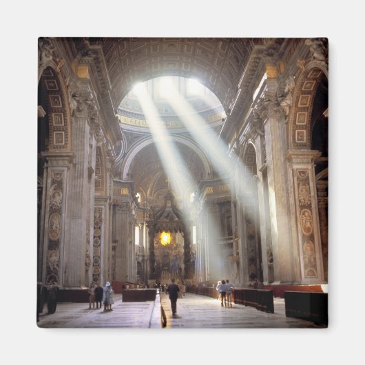 Sonnenlichtschirme strömen durch die Fenster Magnet (Vorne)