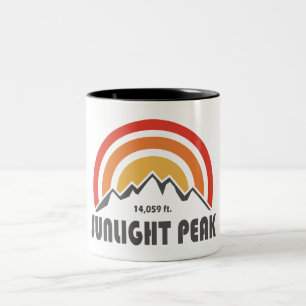 Sonnenlichtspitze Zweifarbige Tasse
