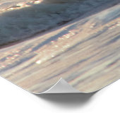 Sonnenlichtwellen Foto abstürzen Poster (Ecke)