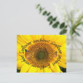 SONNENLIEGE ~ POstcard Postkarte (Stehend Vorderseite)