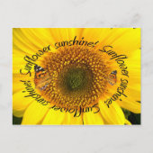 SONNENLIEGE ~ POstcard Postkarte (Vorderseite)