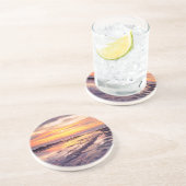 Sonnenliegen-Gezeitenpools Getränkeuntersetzer (Seite)