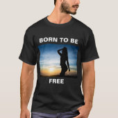 SONNENMÄDCHEN-SILHOUETTE T-Shirt (Vorderseite)