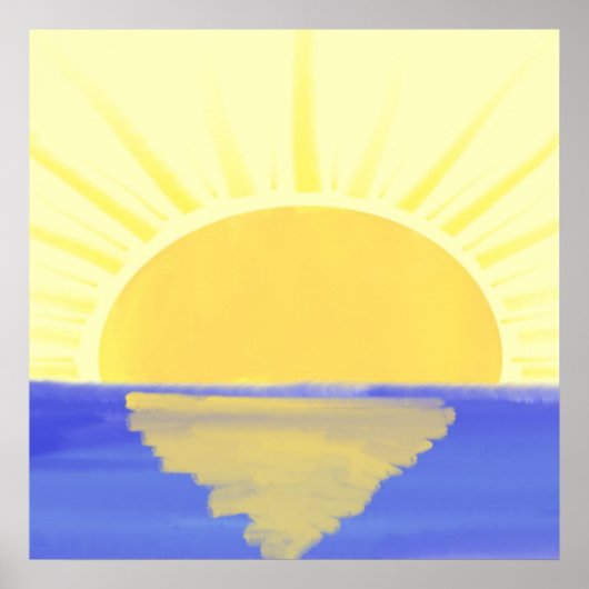 Sonnenmalerei Poster (Vorne)