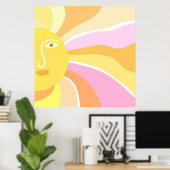 Sonnenmalerei Poster (Heimbüro)