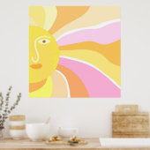 Sonnenmalerei Poster (Küche)