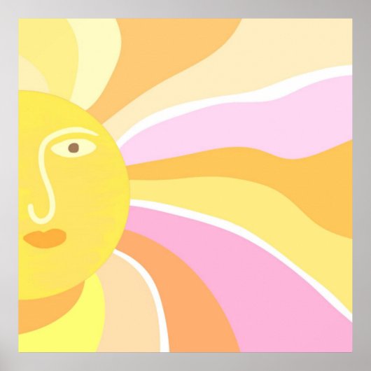 Sonnenmalerei Poster (Vorne)
