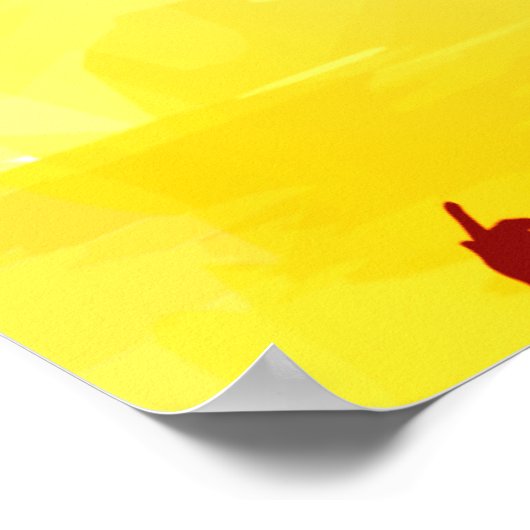 Sonnenmalerei Poster (Ecke)