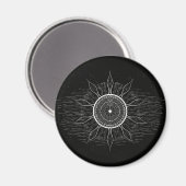 Sonnenmandala 2 magnet (Vorderseite/Rückseite)