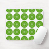 Sonnenmandala grün mousepad (Mit Mouse)