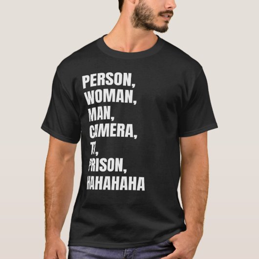 Sonnenmann, Frau, Mann, Kamera, Fernsehen, Gefängn T-Shirt (Vorderseite)