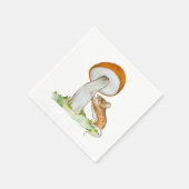 Sonnenmaus mit wildem Pilz Serviette (Ecke)