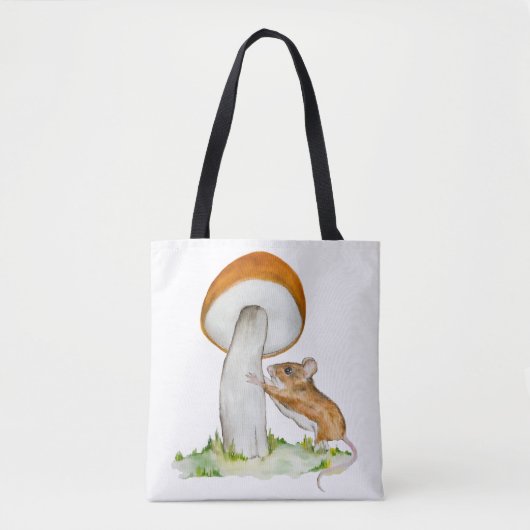 Sonnenmaus mit wildem Pilz Tasche (Vorderseite)