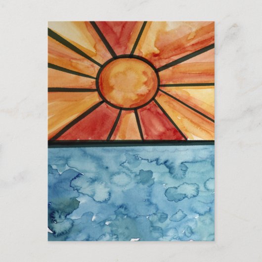 Sonnenmeer Postkarte (Vorderseite)