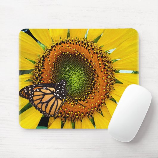 Sonnenmonarch-Schmetterling-Mousepad Mousepad (Mit Mouse)