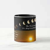 Sonnenmond Spiritueller Inspirationskaffee Tasse (Zentrum)