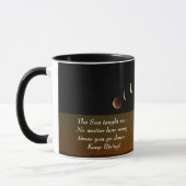 Sonnenmond Spiritueller Inspirationskaffee Tasse (Links)