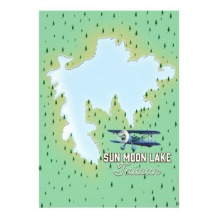 Sonnenmondsee Taiwan Fotodruck