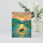 Sonnenmondsee Taiwan Postkarte (Stehend Vorderseite)